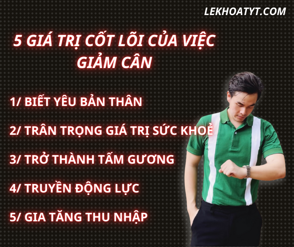 lê khoa trao yêu thương giảm cân sau sinh